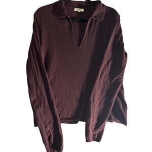 Max Studio‎ Large Sweater Maroon